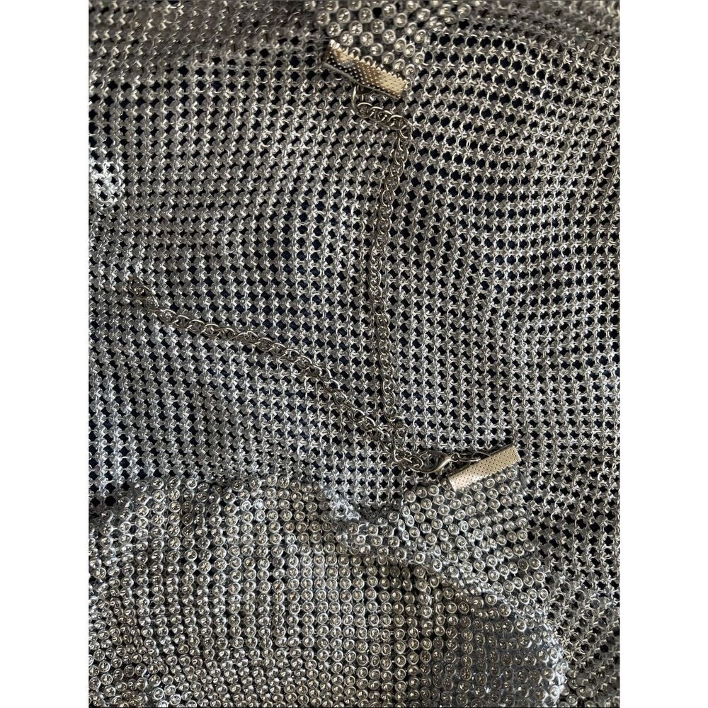 NWT Forever 21 silver rhinestone backless cropped top size xs - Picture 7 of 7